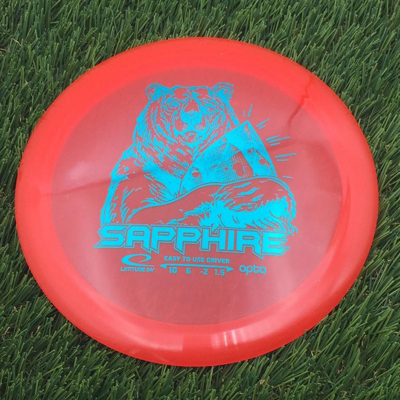 Latitude 64 Opto Sapphire with Stock Character Stamp- 166.2 Red