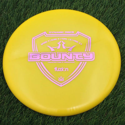 Dynamic Discs Fuzion Bounty- 177.82 Yellow