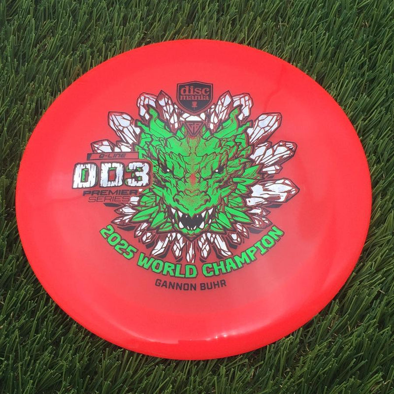 Discmania Q-Line DD3 with Premier Series 2025 World Champion Gannon Buhr Stamp- 176 Red