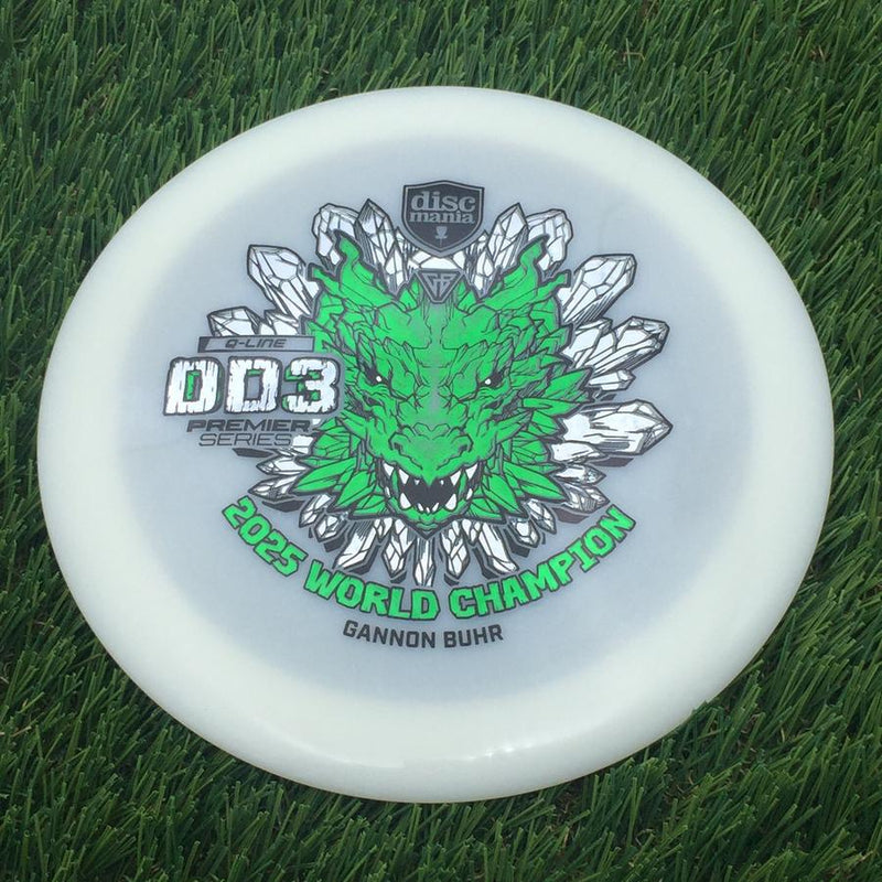 Discmania Q-Line DD3 with Premier Series 2025 World Champion Gannon Buhr Stamp- 173.94 White