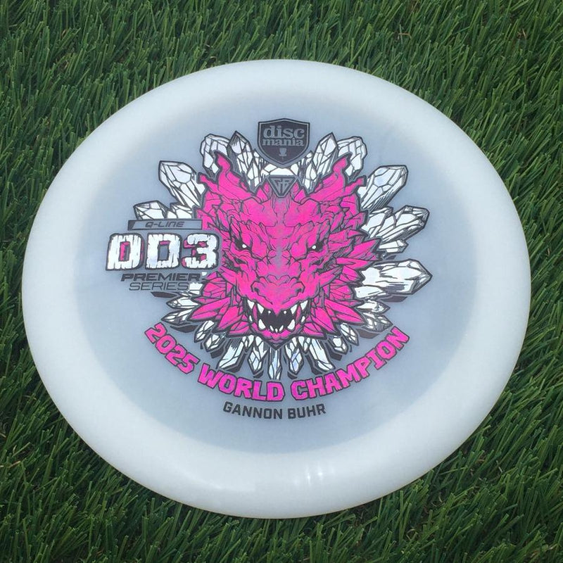 Discmania Q-Line DD3 with Premier Series 2025 World Champion Gannon Buhr Stamp- 174 White