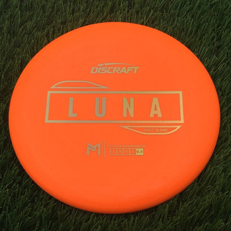 Discraft Putter Line Soft Luna with PM Logo Stock Stamp Stamp- 170.79 Orange