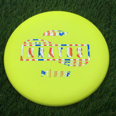 Discraft Putter Line Soft Kratos with PM Logo Stock Stamp Stamp- 173.64 Yellow