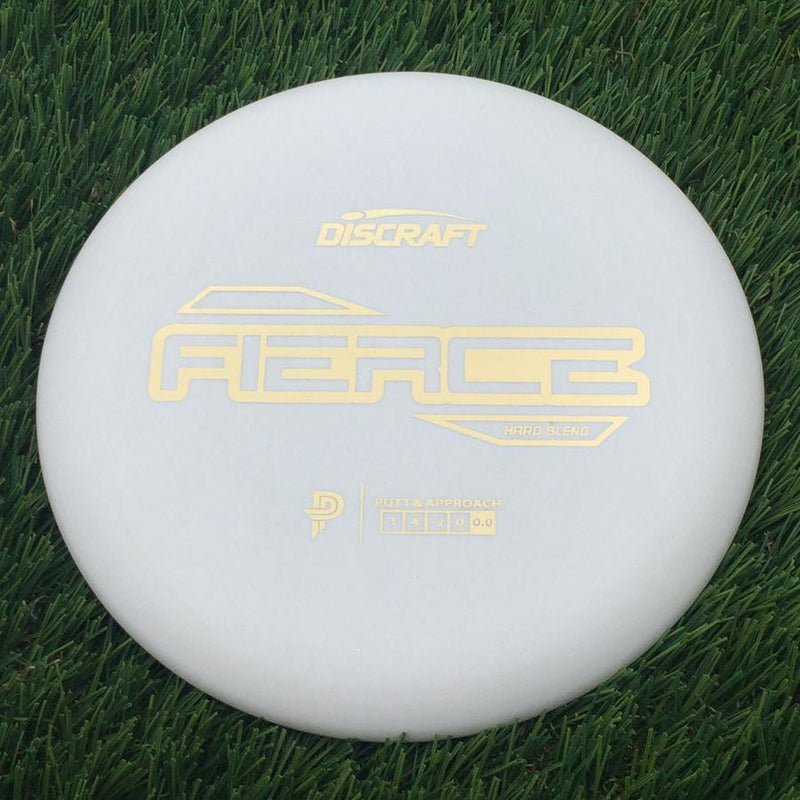 Discraft Putter Line Hard Fierce with PP Logo Stock Stamp Stamp- 166.48 White
