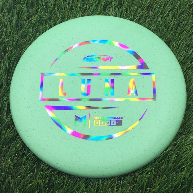 Discraft Jawbreaker/Rubber Blend Luna with PM Logo Stock Stamp Stamp- 172.02 Green