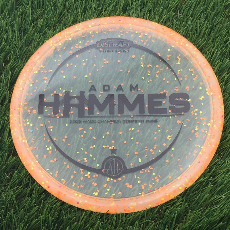 Discraft Elite Z Confetti Zone with Adam Hammes - 2025 Waco Champion - AH Signature Stamp- 174.86 Orange