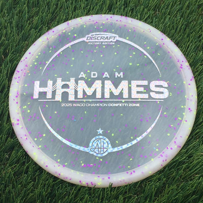 Discraft Elite Z Confetti Zone with Adam Hammes - 2025 Waco Champion - AH Signature Stamp- 175.58 Clear