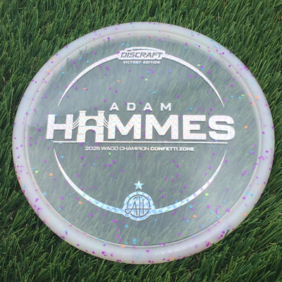 Discraft Elite Z Confetti Zone with Adam Hammes - 2025 Waco Champion - AH Signature Stamp- 174.23 Clear