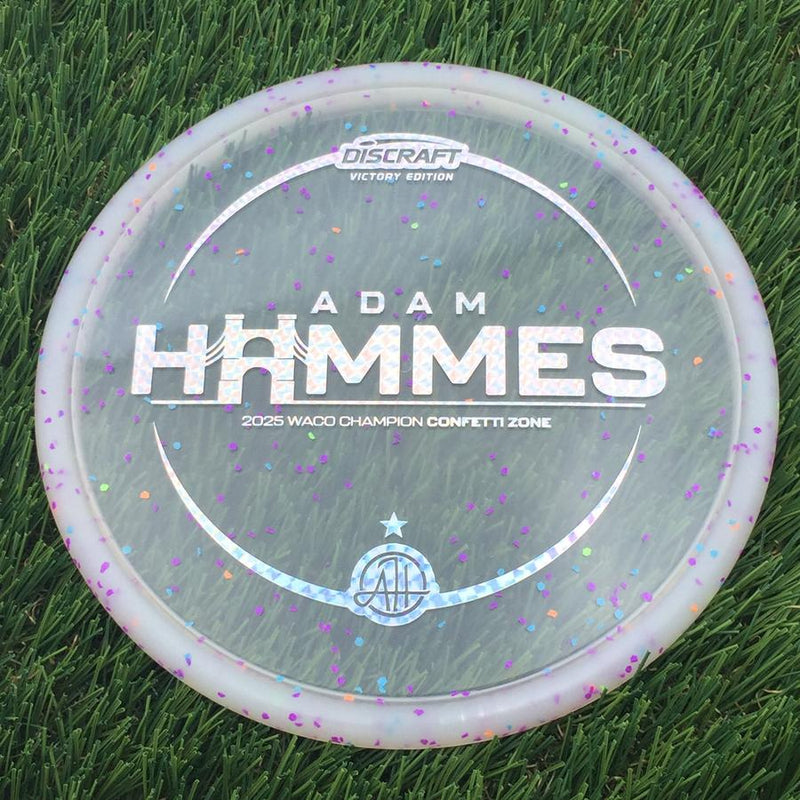 Discraft Elite Z Confetti Zone with Adam Hammes - 2025 Waco Champion - AH Signature Stamp- 174.23 Clear