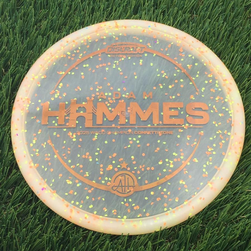 Discraft Elite Z Confetti Zone with Adam Hammes - 2025 Waco Champion - AH Signature Stamp- 173.87 Yellow