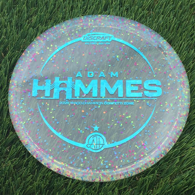 Discraft Elite Z Confetti Zone with Adam Hammes - 2025 Waco Champion - AH Signature Stamp- 176.01 Blue