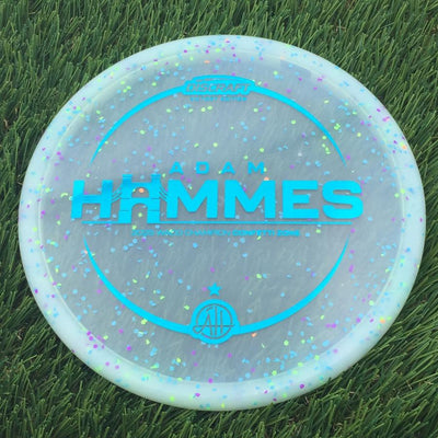 Discraft Elite Z Confetti Zone with Adam Hammes - 2025 Waco Champion - AH Signature Stamp- 177.21 Blue