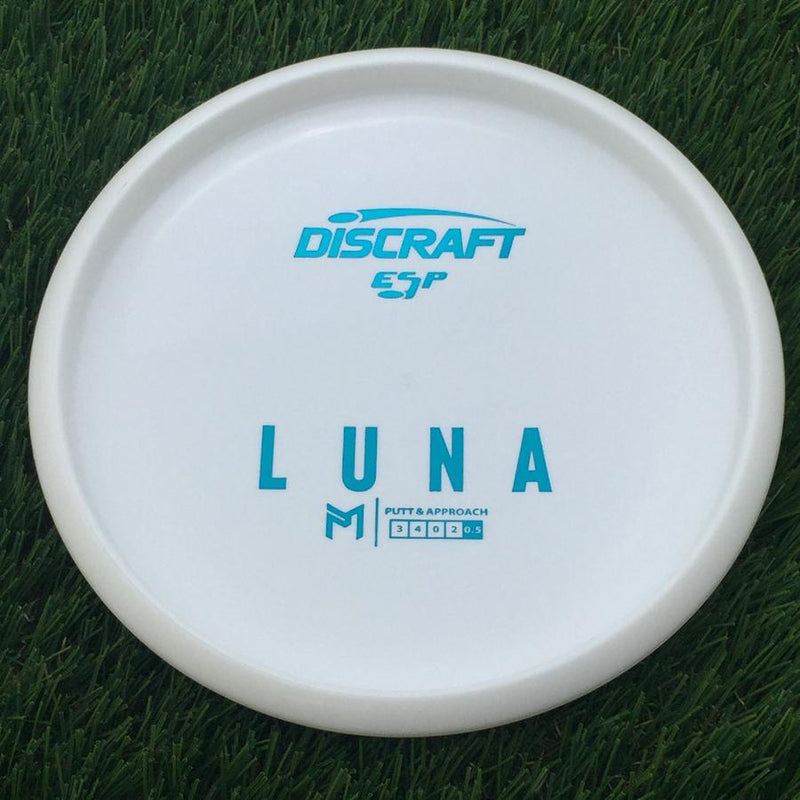 Discraft ESP Luna with Dye Line Blank Top Bottom Stamp- 167.51 White