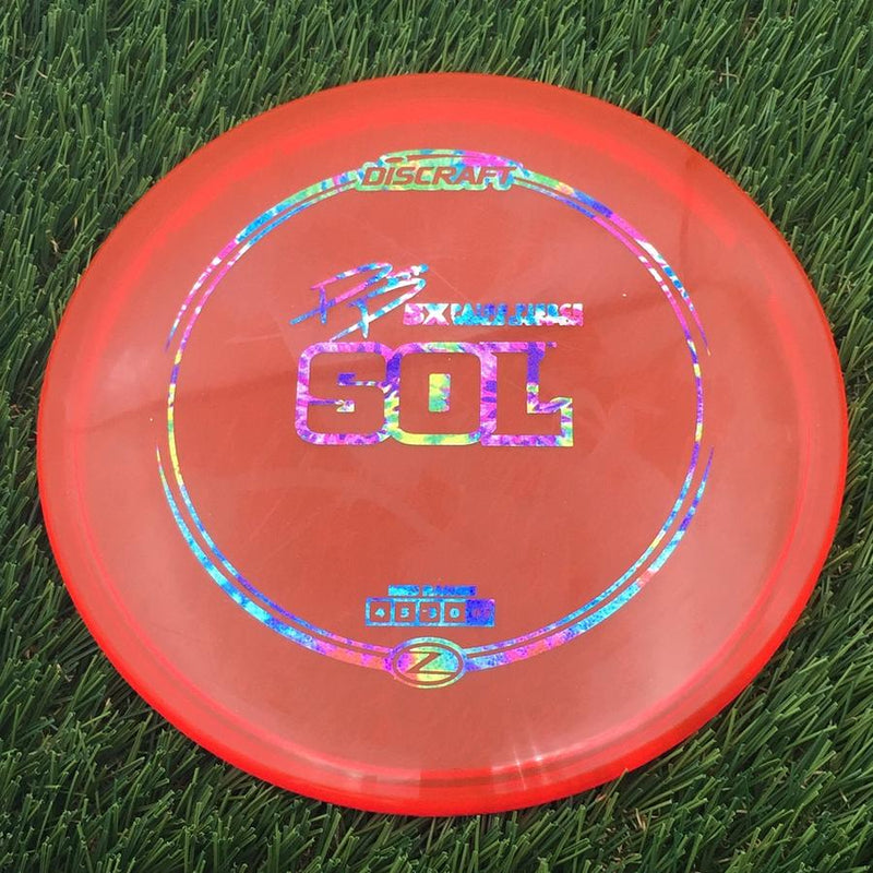 Discraft Elite Z Sol with PP 29190 5X Paige Pierce World Champion Stamp- 172.41 Red