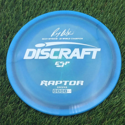 Discraft ESP Raptor with Ricky Wysocki - 2x World Champion Signature Stamp- 175.02 Blue