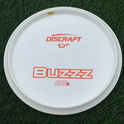 Discraft ESP Buzzz with Dye Line Blank Top Bottom Stamp- 168.14 White