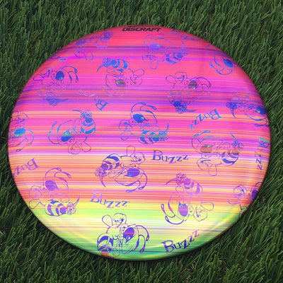 Discraft ESP Full Foil SuperColor Buzzz with Swarm on Chromatic Lines Print- 178.19