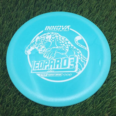 Innova Star Leopard3 with Burst Logo Stock Stamp- 158 Blue