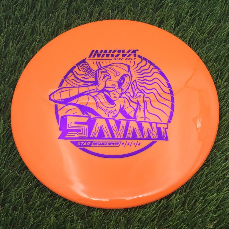 Innova Star Savant with Burst Logo Stock Stamp- 175 Orange
