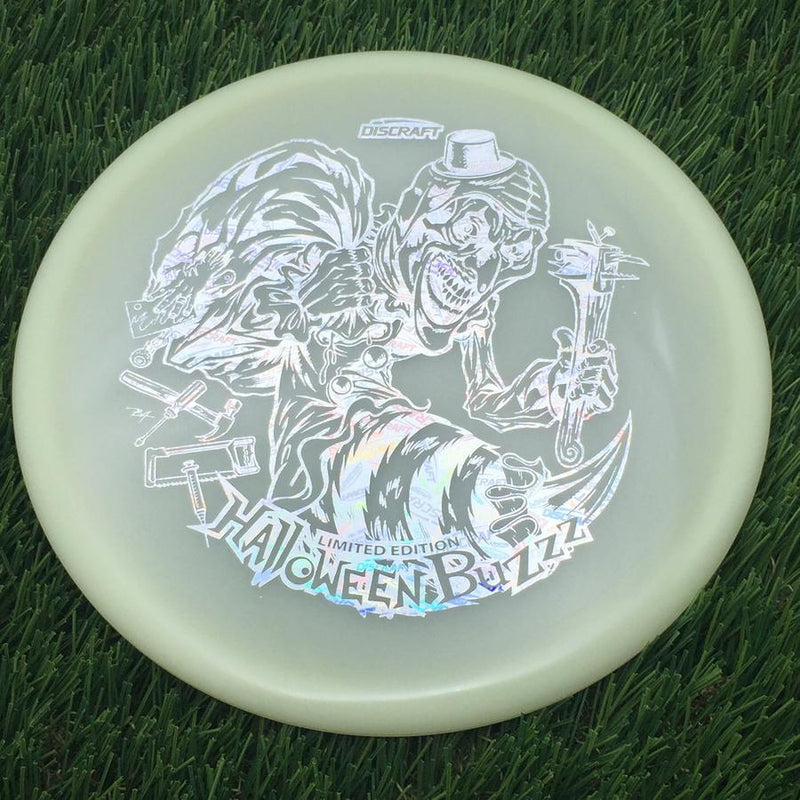 Discraft Mega-Glow Buzzz with 2025 Halloween Single Foil Art by Brian Allen Stamp- 180.35 Glow