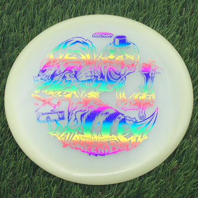 Discraft Mega-Glow Buzzz with 2025 Halloween Single Foil Art by Brian Allen Stamp- 179.22 Glow