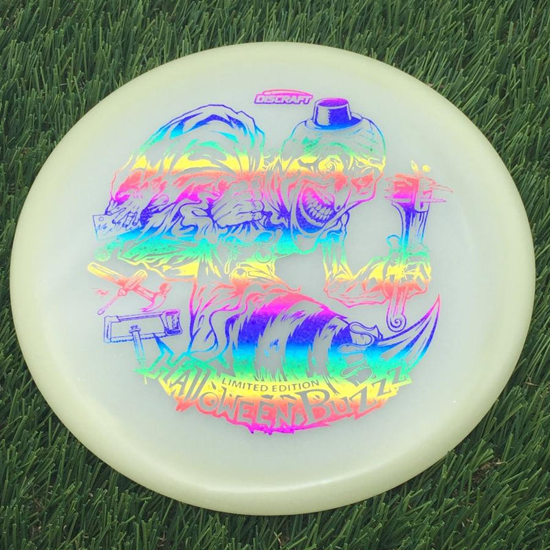 Discraft Mega-Glow Buzzz with 2025 Halloween Single Foil Art by Brian Allen Stamp- 179.62 Glow