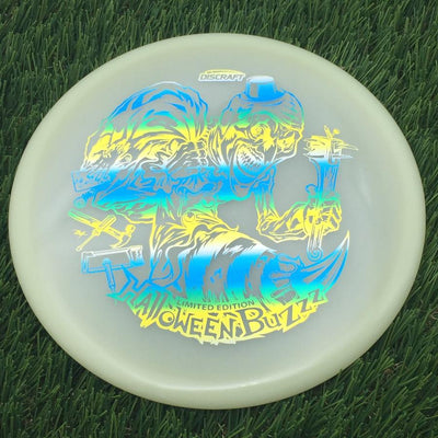 Discraft Mega-Glow Buzzz with 2025 Halloween Single Foil Art by Brian Allen Stamp- 178.66 Glow