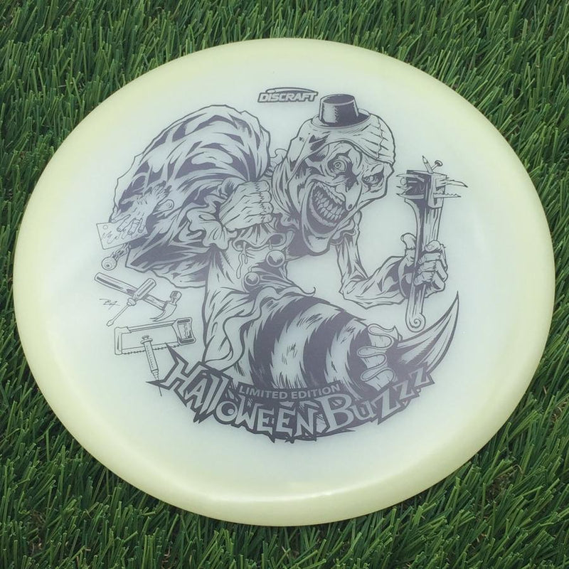 Discraft Mega-Glow Buzzz with 2025 Halloween Single Foil Art by Brian Allen Stamp- 178.62 Glow