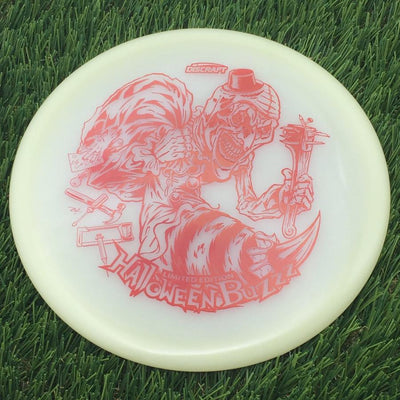 Discraft Mega-Glow Buzzz with 2025 Halloween Single Foil Art by Brian Allen Stamp- 180.04 Glow