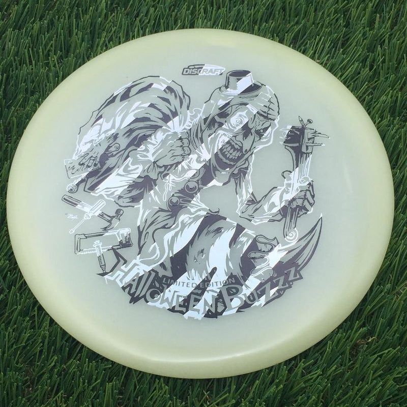 Discraft Mega-Glow Buzzz with 2025 Halloween Single Foil Art by Brian Allen Stamp- 179.49 Glow