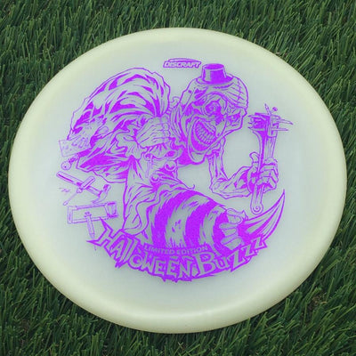 Discraft Mega-Glow Buzzz with 2025 Halloween Single Foil Art by Brian Allen Stamp- 177.79 Glow