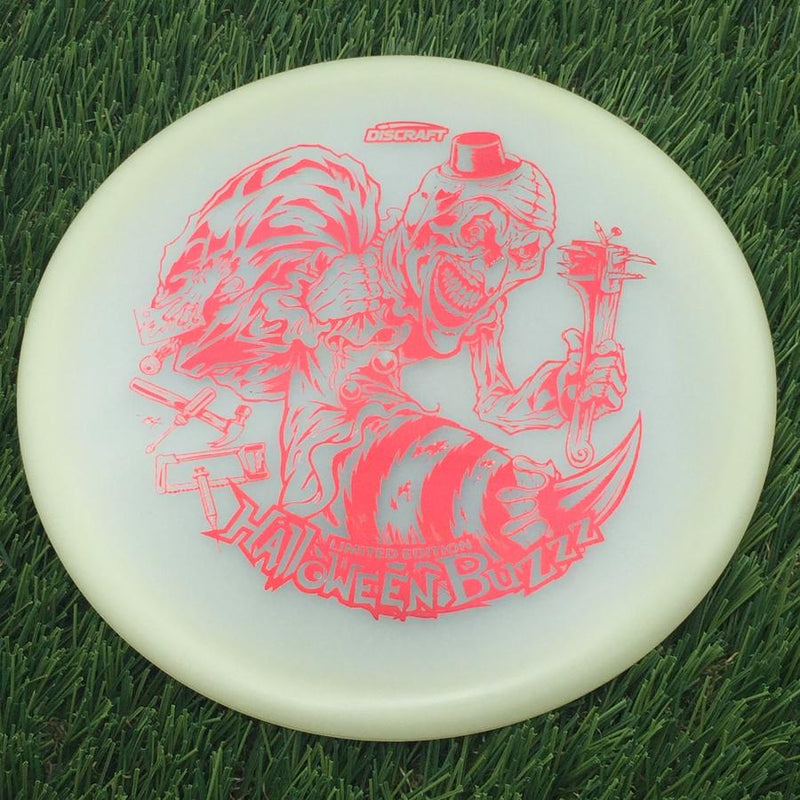 Discraft Mega-Glow Buzzz with 2025 Halloween Single Foil Art by Brian Allen Stamp- 179.6 Glow