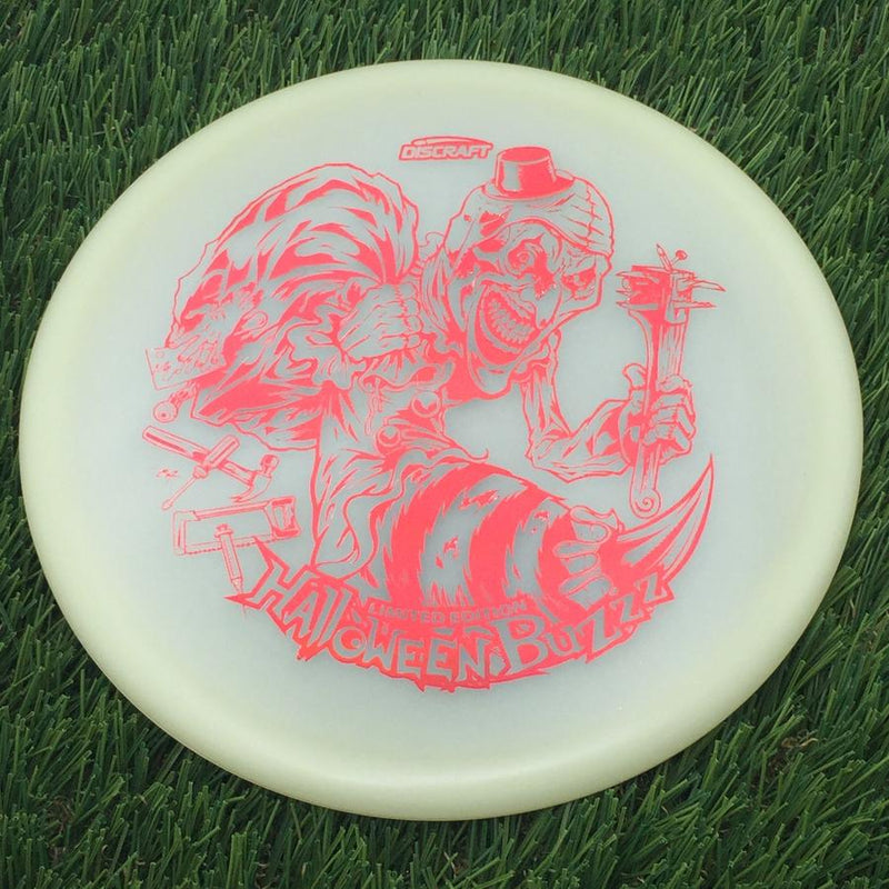 Discraft Mega-Glow Buzzz with 2025 Halloween Single Foil Art by Brian Allen Stamp- 180.05 Glow