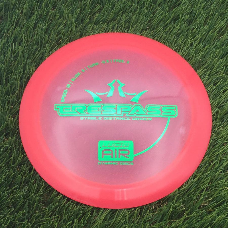 Dynamic Discs Lucid Air Trespass- 158.14 Red