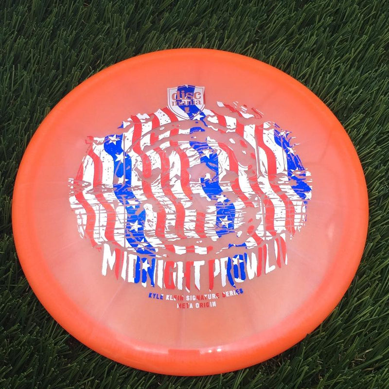 Discmania Evolution Meta Origin with Midnight Prowl II(2) - Kyle Klein Signature Series Stamp- 178.64 Orange