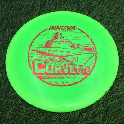 Innova Star Corvette with Burst Logo Stock Stamp- 159 Green