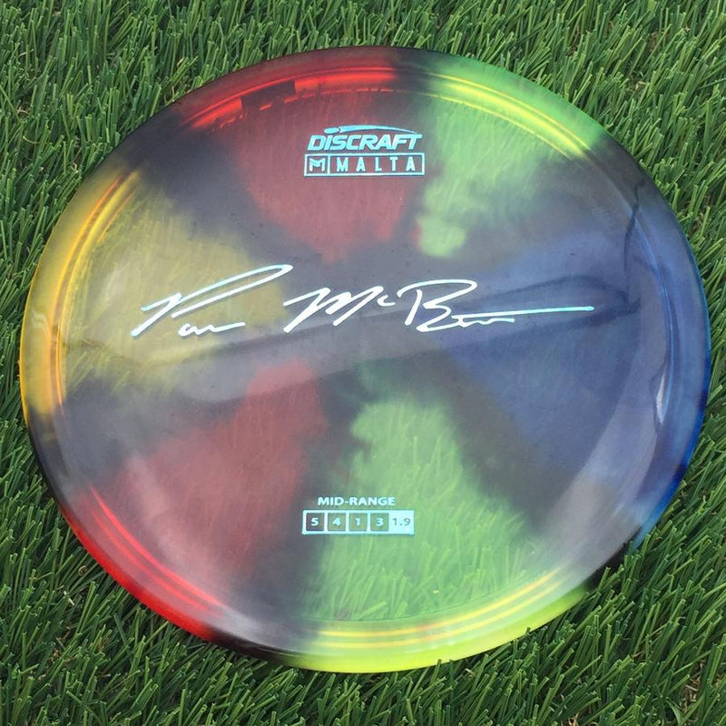 Discraft Elite Z Fly-Dyed Malta with Paul McBeth Large Signature Stamp- 169.41 Dyed