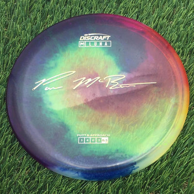 Discraft Elite Z Fly-Dyed Luna with Paul McBeth Large Signature Stamp- 173.24 Dyed