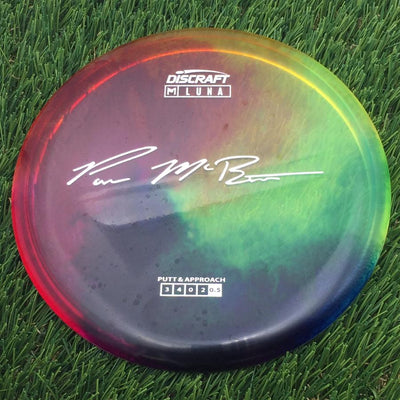 Discraft Elite Z Fly-Dyed Luna with Paul McBeth Large Signature Stamp- 172.89 Dyed