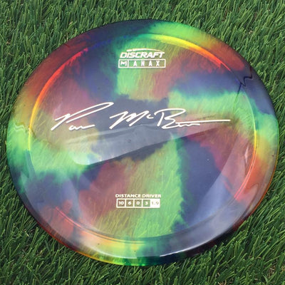 Discraft Elite Z Fly-Dyed Anax with Paul McBeth Large Signature Stamp- 170.11 Dyed