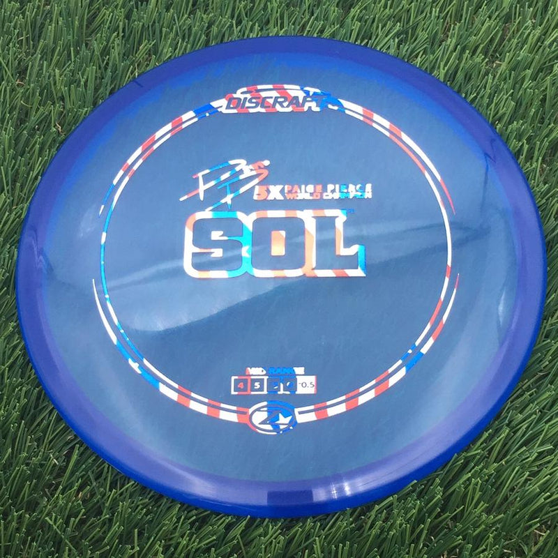 Discraft Elite Z Sol with PP 29190 5X Paige Pierce World Champion Stamp- 164.07 Blue