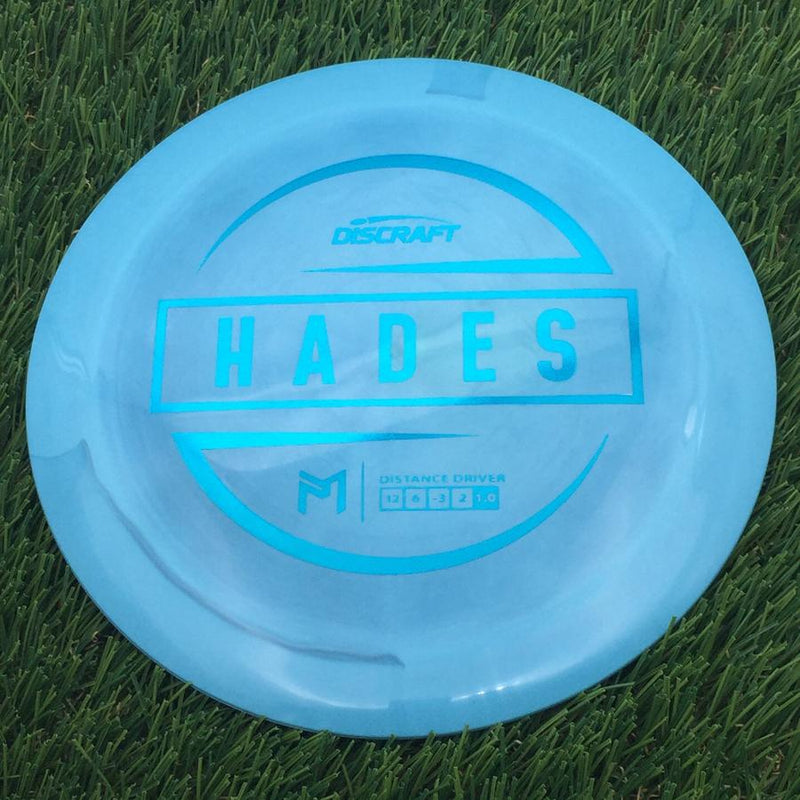 Discraft Elite Z Hades with PM Logo Stock Stamp Stamp- 172.16 Blue
