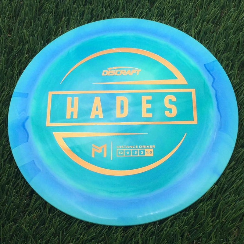 Discraft Elite Z Hades with PM Logo Stock Stamp Stamp- 173.45 Blue