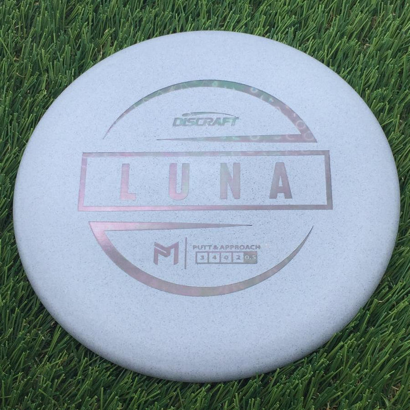 Discraft Jawbreaker/Rubber Blend Luna with PM Logo Stock Stamp Stamp- 166.35 Grey