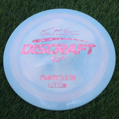 Discraft ESP Undertaker with Paul McBeth - 6x World Champion Signature Stamp- 171.13 Blue