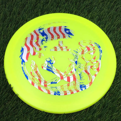 Discraft Big Z Collection Raptor with New Stock Font for 2024 Stamp- 174.73 Yellow