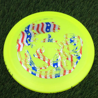 Discraft Big Z Collection Raptor with New Stock Font for 2024 Stamp- 174.73 Yellow