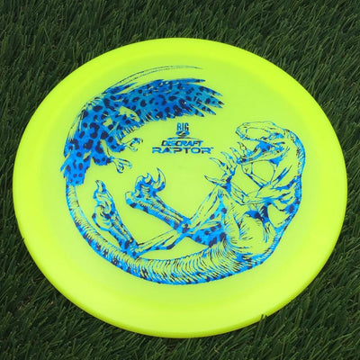 Discraft Big Z Collection Raptor with New Stock Font for 2024 Stamp- 173.39 Yellow
