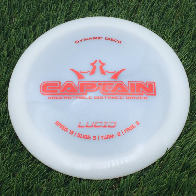Dynamic Discs Lucid Captain- 175.15 White