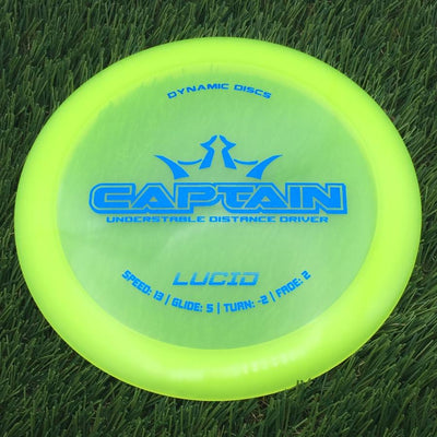 Dynamic Discs Lucid Captain- 174.28 Yellow